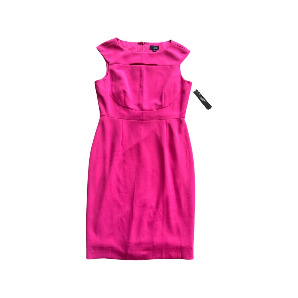 NWT Tahari by ASL pink sheath cutout dress